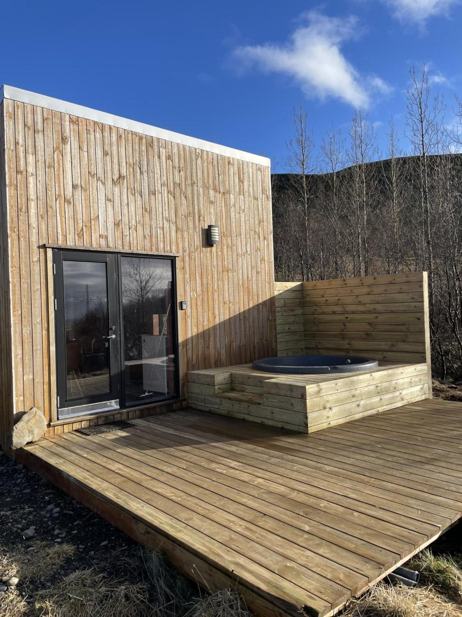Arngrimslundur Cottages Fludir Exterior photo